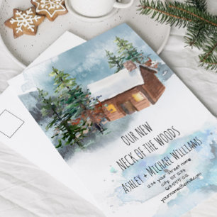 Nieuwe nek van het Briefkaart van de Aankondiging 