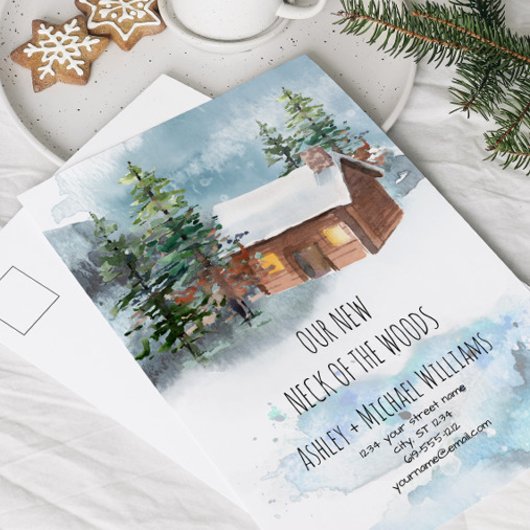 Nieuwe nek van het Briefkaart van de Aankondiging 