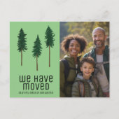 NIEUWE NEK VAN HOUT Bomen Bos Aangepaste FOTO Verh Briefkaart (Voorkant)