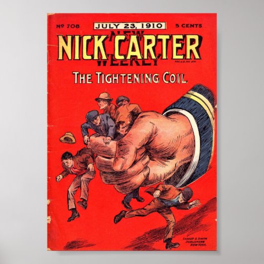 Nieuwe Nick Carter Weekly 708 - De aanscherping sp Poster (Voorkant)