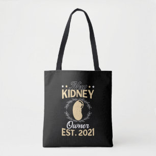 Nieuwe nier eigenaar transplantaat orgaan ontvange tote bag