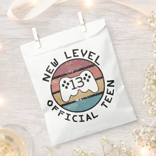 Nieuwe Niveau 13 Officiële Teen - Geeky Birthday Bedankzakje (Geknipt)