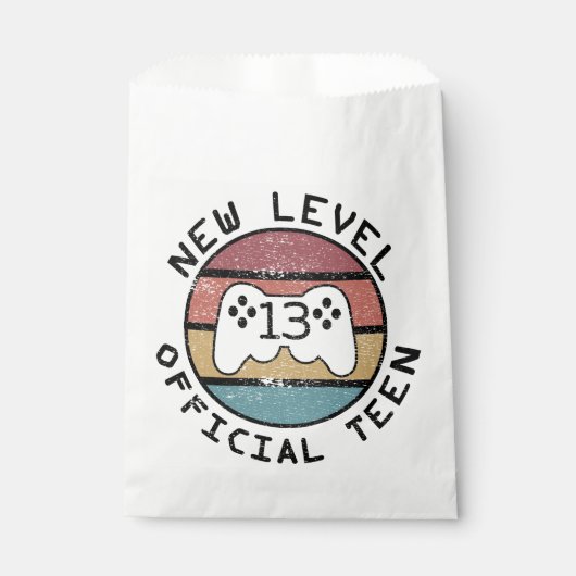 Nieuwe Niveau 13 Officiële Teen - Geeky Birthday Bedankzakje (Voorkant)