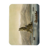 Nieuwe Norfolk bij Vancouver (kleurengraving) Magneet (Verticaal)