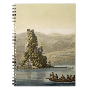 Nieuwe Norfolk bij Vancouver (kleurengraving) Notitieboek