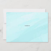 Nieuwe Normale Buiten Bevalling Feest Kaart (Achterkant)