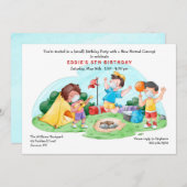 Nieuwe Normale Buiten Bevalling Feest Kaart (Voorkant / Achterkant)