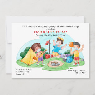 Nieuwe Normale Buitengeboorte Feestje Kaart