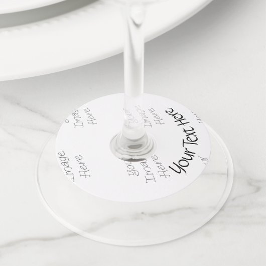 Nieuwe  objecten wijnglaslabel (Dichtbij)