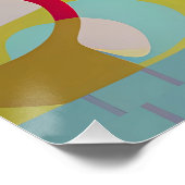Nieuwe objectieven - Ken Gage Abstracte kunst Perfect Poster (Hoek)
