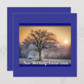 Nieuwe ochtend..Schone lei Kaart (Voorkant / Achterkant)