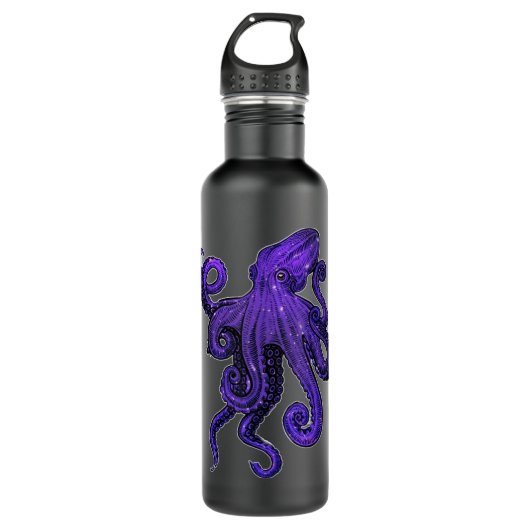 Nieuwe Octopus Gift voor mannen vrouwen Octopus lo Waterfles (Voorkant)