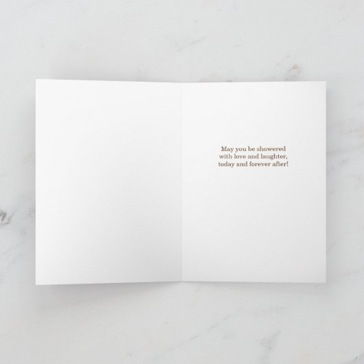 Nieuwe Oerwouden voor babymeisjes Roze Giraffe Kaart (Binnen)