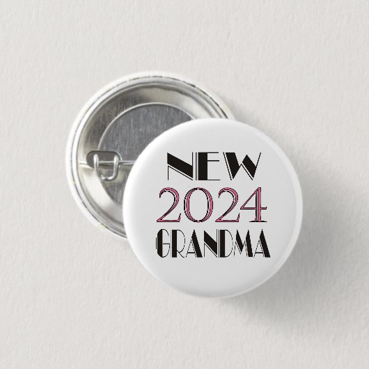 Nieuwe oma 2024 Button (Voorkant /achterkant)