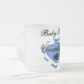 Nieuwe Oma Baby Jongen Tshirts en Geschenken Matglas Koffiemok (Voorkant links)