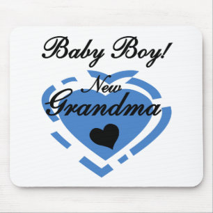 Nieuwe Oma Baby Jongen Tshirts en Geschenken Muismat