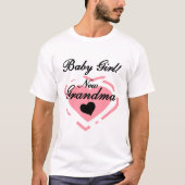 Nieuwe Oma Baby Meisje Tshirts en Geschenken (Voorkant)