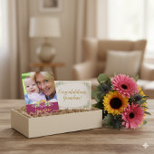 Nieuwe Oma  Bloemen Foto Magneet