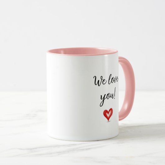 Nieuwe oma cadeau, van Baby tot oma, Mok (Voorkant rechts)