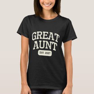 Nieuwe Oma Est 2027 1e Eerste Keer Zwanger T-shirt