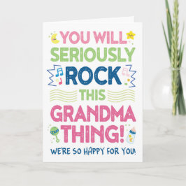 Nieuwe oma, gefeliciteerd! Je gaat dit helemaal ro Kaart