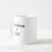 Nieuwe Oma Opa Grootouder toevoegen Jaar gevestigd Koffiemok (Voorkant links)