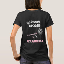 Nieuwe Oma T-shirts Geweldige Moeder gepromoveerd 
