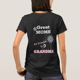 Nieuwe Oma T-shirts Geweldige Moeder gepromoveerd