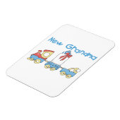 Nieuwe oma-trein cadeaus magneet (Linkerzijde)