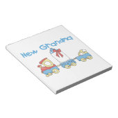 Nieuwe oma-trein cadeaus notitieblok (Schuin)