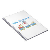 Nieuwe oma-trein cadeaus notitieboek (Rechterzijde)