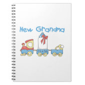 Nieuwe oma-trein cadeaus notitieboek (Voorkant)
