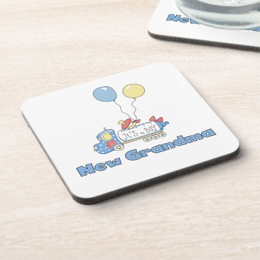 Nieuwe Oma Truck Het is een Jongen Cadeaus Bier Onderzetter (Linkerzijde)