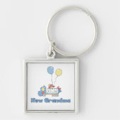 Nieuwe Oma Truck Het is een Jongen Cadeaus Sleutelhanger (Voorkant)