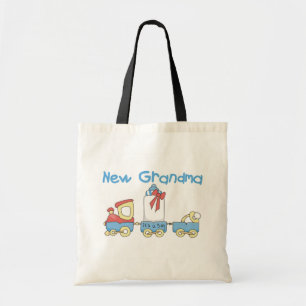 Nieuwe Oma van Boy-Train Tshirts en geschenken Tote Bag