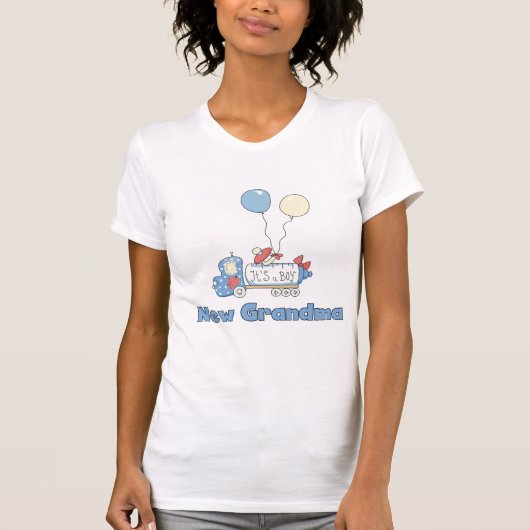 Nieuwe Oma van Boy Truck Tshirts en geschenken (Voorkant)