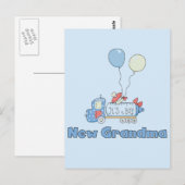 Nieuwe Oma van Boy Truck Tshirts en geschenken Briefkaart (Voorkant / Achterkant)
