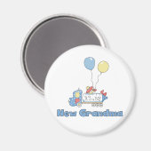 Nieuwe Oma van Boy Truck Tshirts en geschenken Magneet (Voorkant / Achterkant)