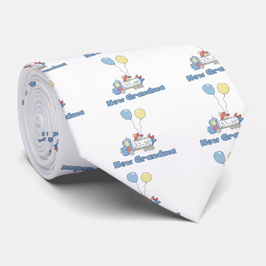 Nieuwe Oma van Boy Truck Tshirts en geschenken Stropdas (Opgerold)