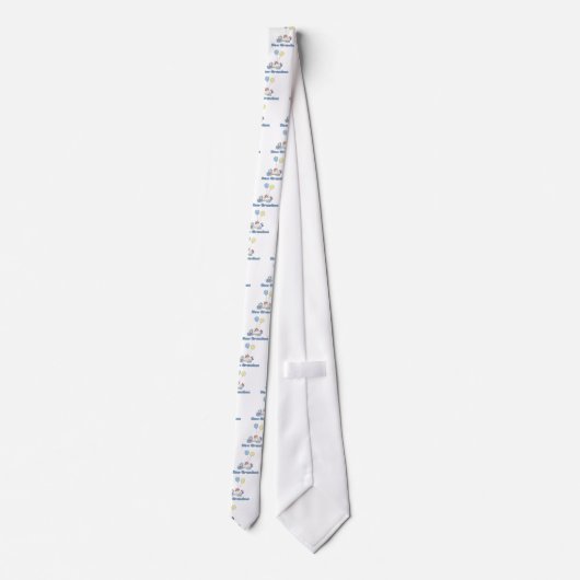 Nieuwe Oma van Boy Truck Tshirts en geschenken Stropdas (Achterkant)