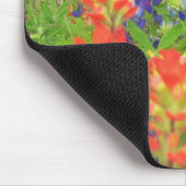 Nieuwe onduidelijke beelden en rode tinten muismat (Hoek)