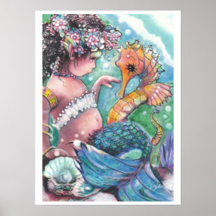 "Nieuwe ontdekkingen" Zeemeermin Poster