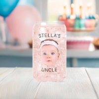 Nieuwe Oom Gift, Aangepaste Baby Gezicht Foto Gift