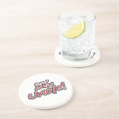 Nieuwe Oom Rood- en Zwarte-tekstcadeautjes Zandsteen Onderzetter (Zijkant)