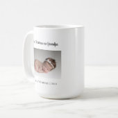 Nieuwe opa eerste Kerstmis als opa Koffiemok (Voorkant links)