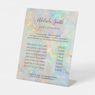 nieuwe opal prijslijst Pedestal Sign Reclamebord Met Voetstuk