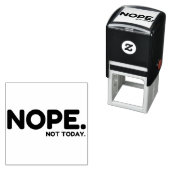 NIEUWE OPMERKING NIET VANDAAG  ZELFINKTENDE STEMPEL (In situ)