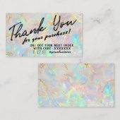 nieuwe optionele kaart met korting visitekaartje (Voorkant / Achterkant)