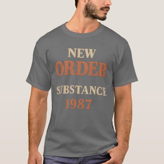 Nieuwe orderstof t-shirt (Voorkant)