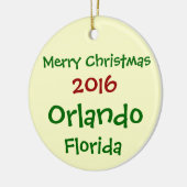 NIEUWE ORLANDO FLORIDA MERRY CHRISTMAS ORNAMENT 20 (Links)